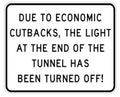 Tunnel Lighting Outage Vintage Retro Advert Ads A4 Photo Print