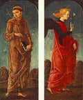 Tura Cosme St Francis Of Assisi And Announcing Angel A4 Photo Print