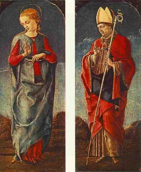 Tura Cosme Virgin Announced And St Maurelio A4 Photo Print