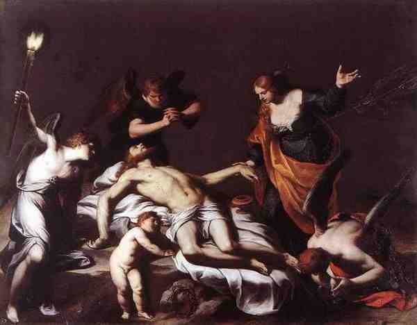 Turchi Alessandro The Lamentation Over The Dead Christ A4 Photo Print