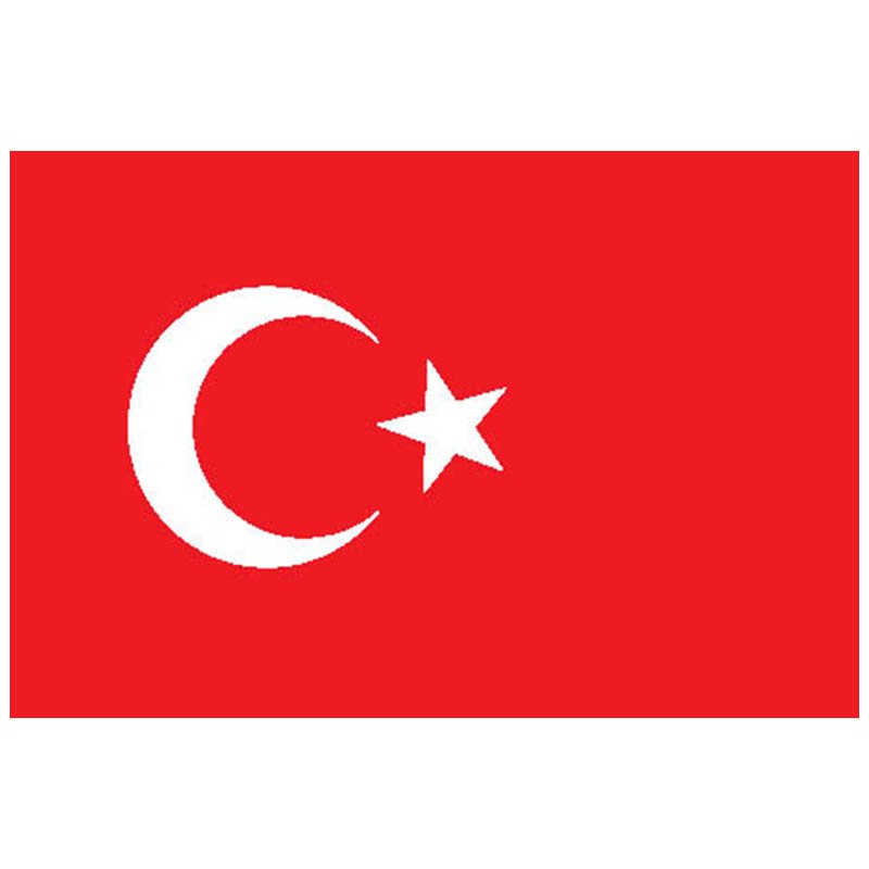 Turkey Flag N1721 A4 Photo Print