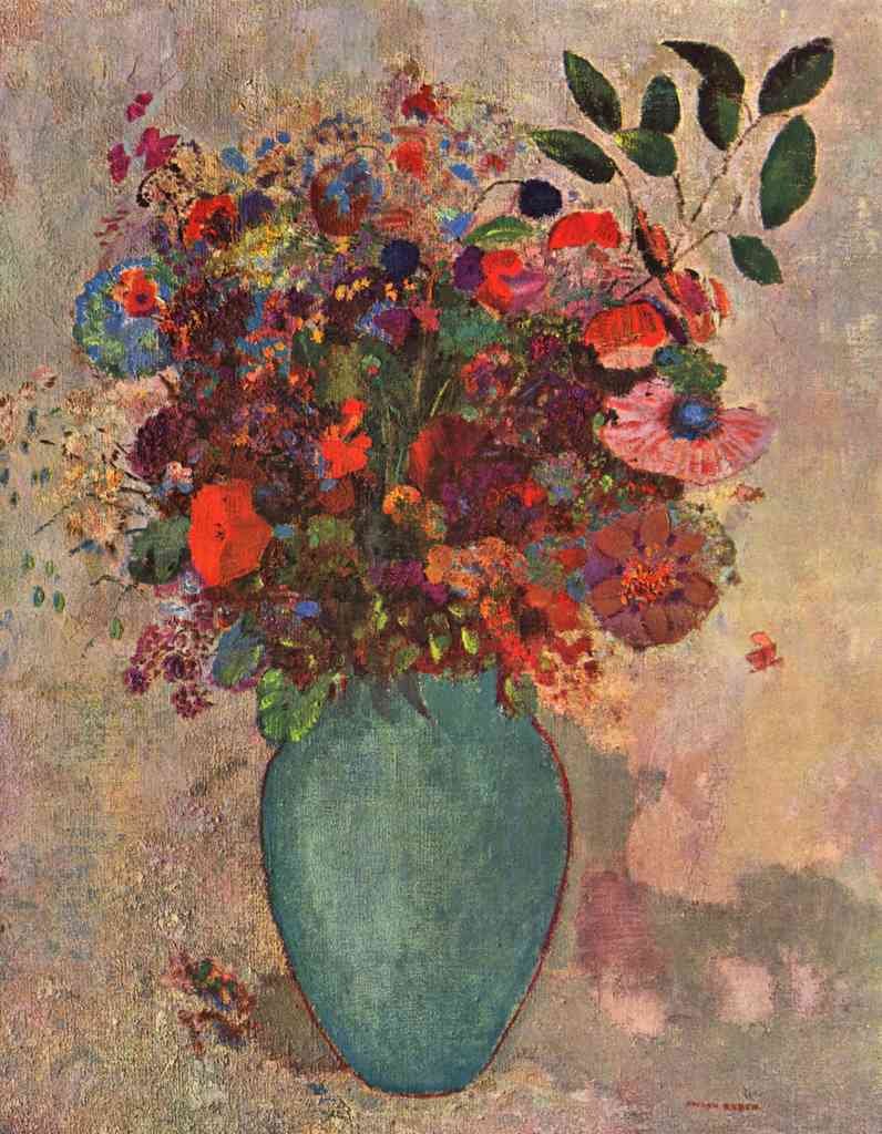 Turkish Vase Odilon Redon Symbolism A4 Photo Print
