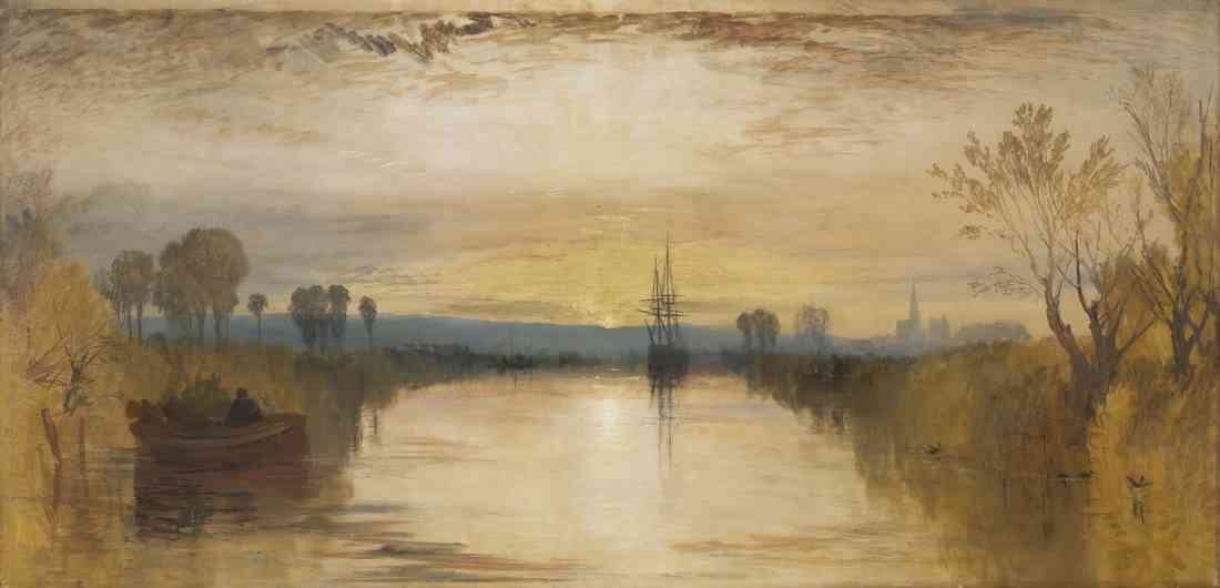 Turner Chichester Canal 2 A4 Photo Print
