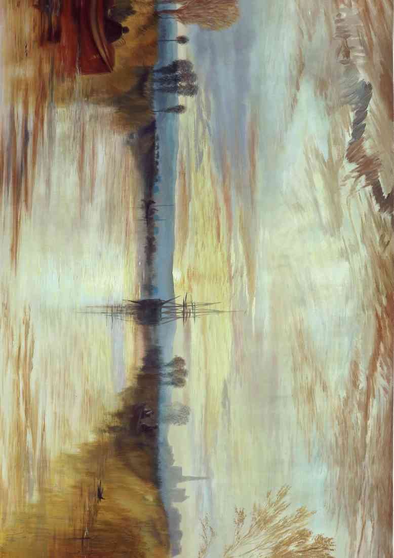 Turner Chichester Canal CROP A4 Photo Print