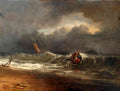 Turner Fishermen Upon A Lee Shore In Squally Weather A4 Photo Print