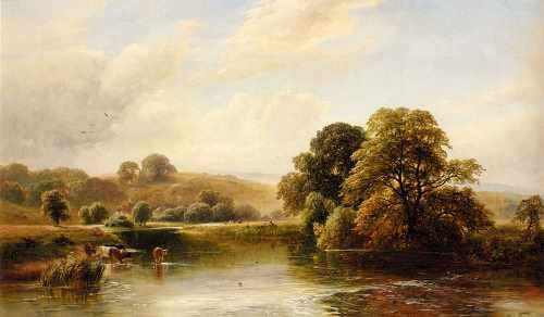 Turner George The Trent Near Ingleby A4 Photo Print