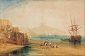 Turner JMW 1775 1851 Scarborough Town & Castle c1810 A4 Photo Print