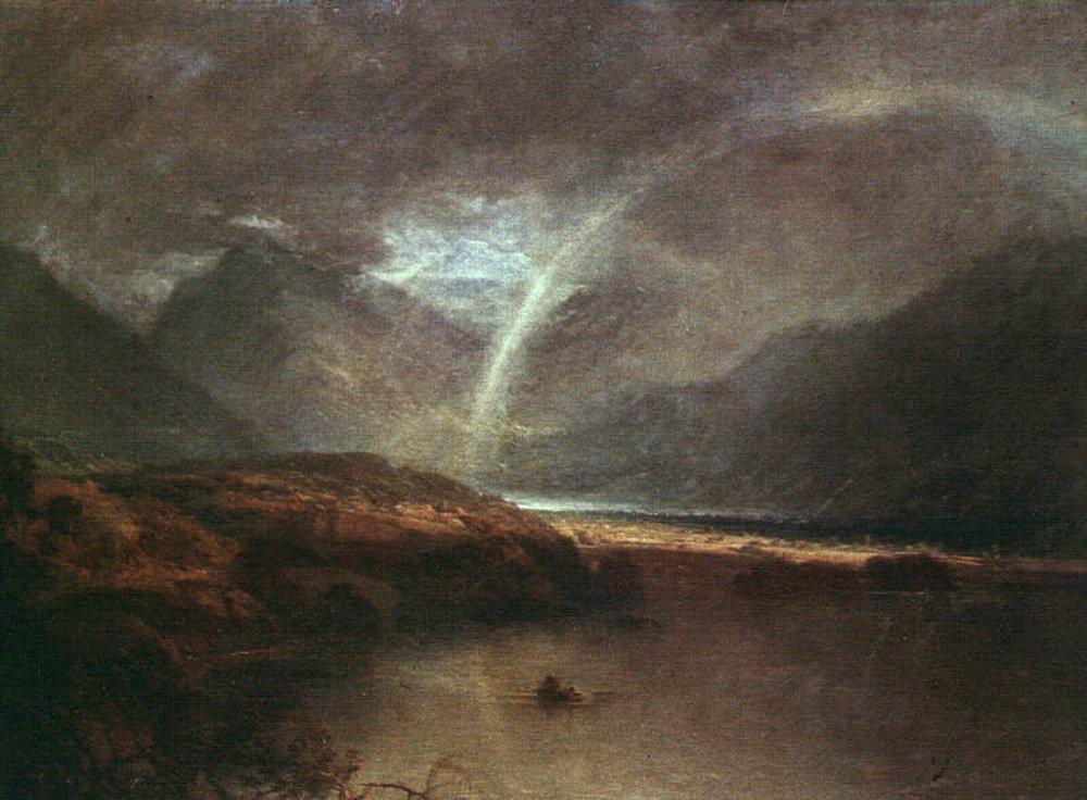 Turner Joseph Buttermere Lake A Shower Art A4 Photo Print