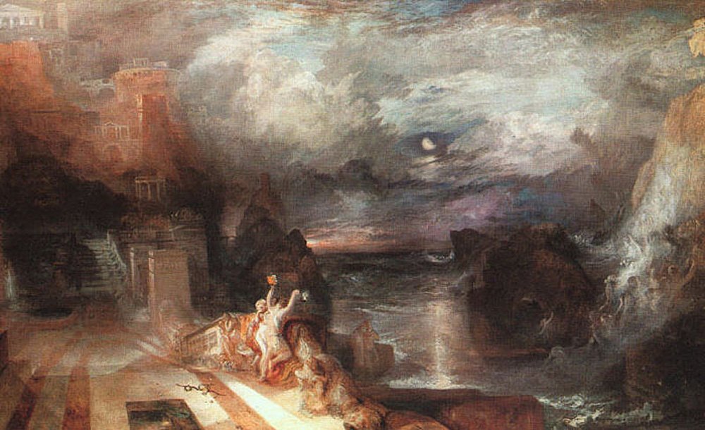 Turner Joseph Hero And Leander Art A4 Photo Print