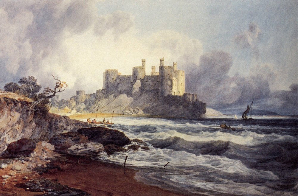 Turner Joseph Mallord William Conway Castle Art A4 Photo Print
