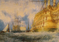 Turner Joseph Mallord William First Rate Taking In Stores Art A4 Photo Print