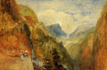 Turner Joseph Mallord William Mont Blanc From Fort Roch Val Art A4 Photo Print