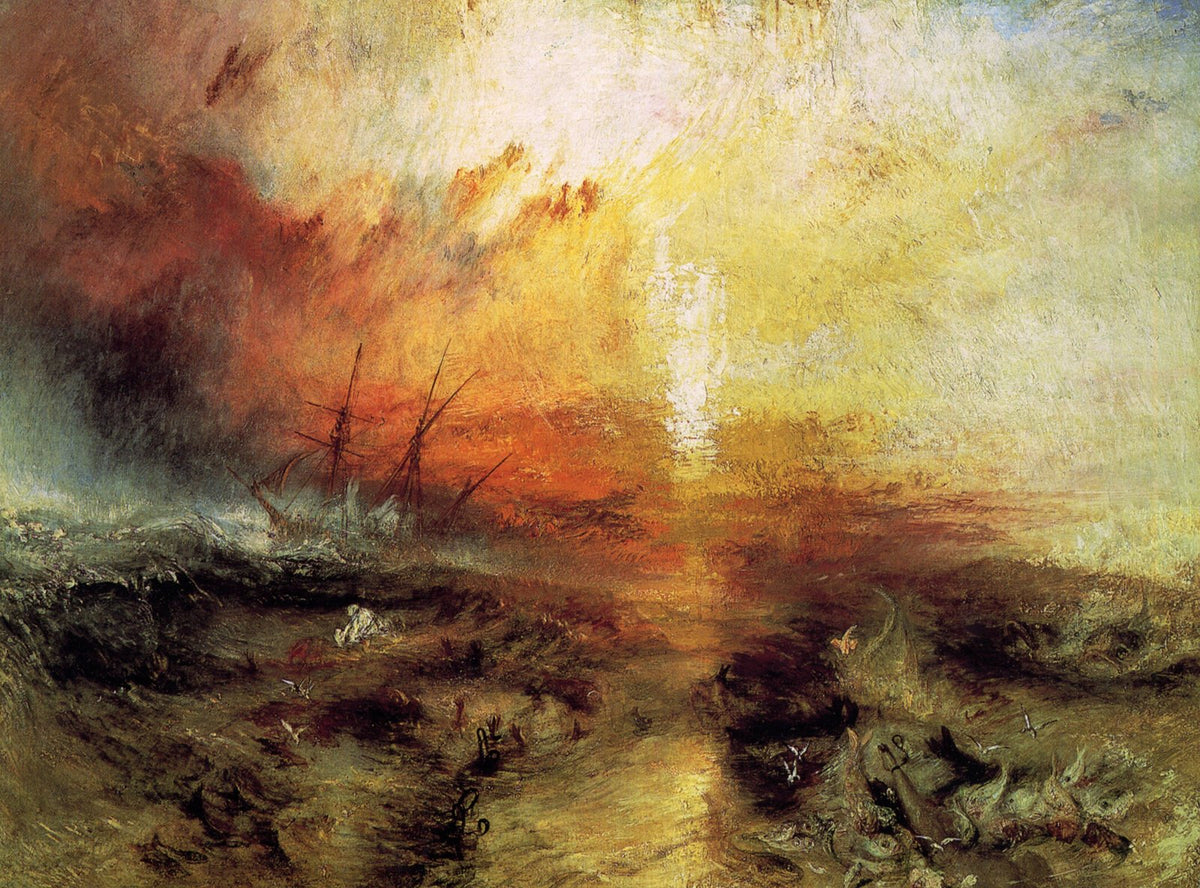 Turner Joseph Mallord William Slavers Throwing Overboard Th Art A4 Photo Print