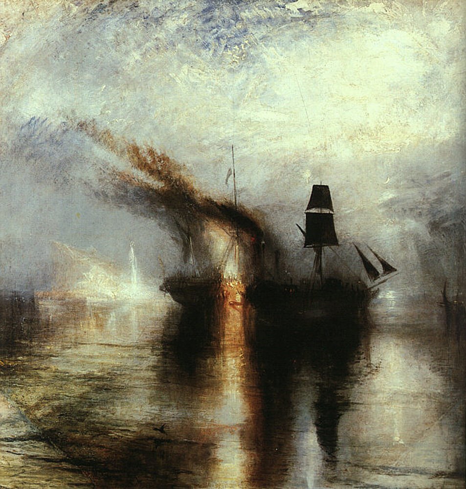 Turner Joseph Snowstorm Peace Burial At Sea 1842 Art A4 Photo Print