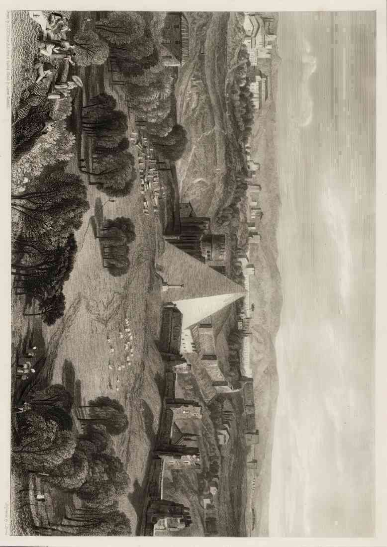 Turner Rome From Monte Testaccio plate A4 Photo Print