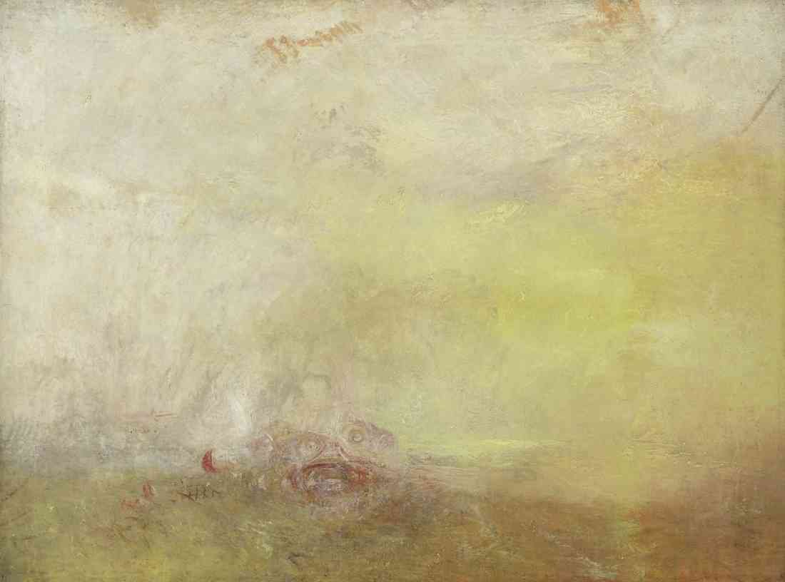 Turner Sunrise With Sea Monsters A4 Photo Print
