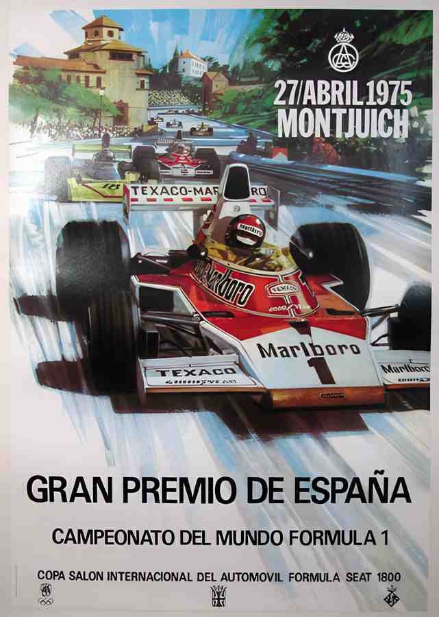 TurnerGranPremioEspana Vintage Advert A4 Photo Print