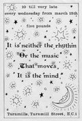Turnmills Experimental Music Vintage Retro Advert Ads A4 Photo Print