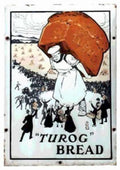 Turog Bread Loaf Vintage Retro Advert Ads A4 Photo Print