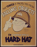 Turtle Hard Hat Vintage Retro Advert Poster A4 Photo Print