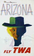 Twa Arizona Version Constellation Briggs Austin Vintage Advert A4 Photo Print