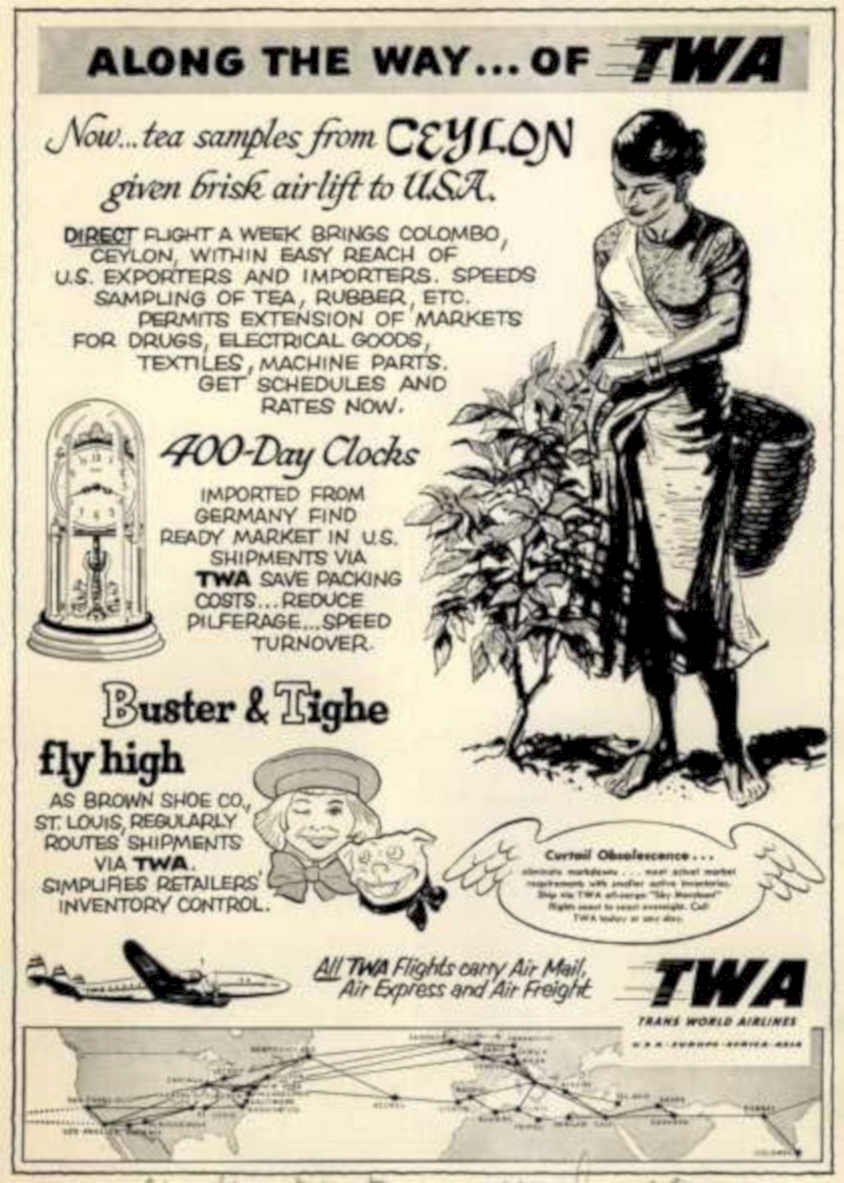 Twa Tea Clocks Vintage Retro Advert Ads A4 Photo Print