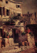 Twachtman John A Venetian Scene A4 Photo Print