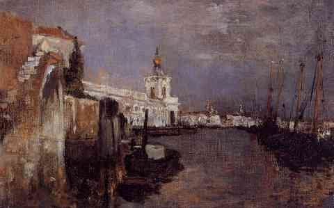 Twachtman John Canal Venice A4 Photo Print