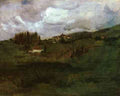 Twachtman John Tuscan Landscape A4 Photo Print