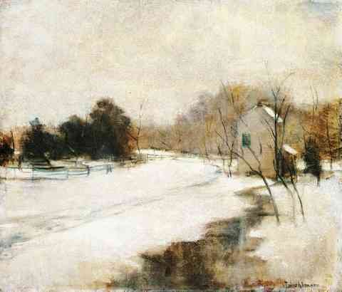 Twachtman John Winter In Cincinnati A4 Photo Print