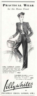 Tweed Jacket Bicycle 1940s Vintage Retro Advert Poster