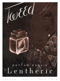 Tweed Parfum Lentheric 1940s Vintage Retro Advert Poster