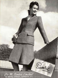 Tweed Suit Sumrie 1940s Vintage Retro Advert Poster
