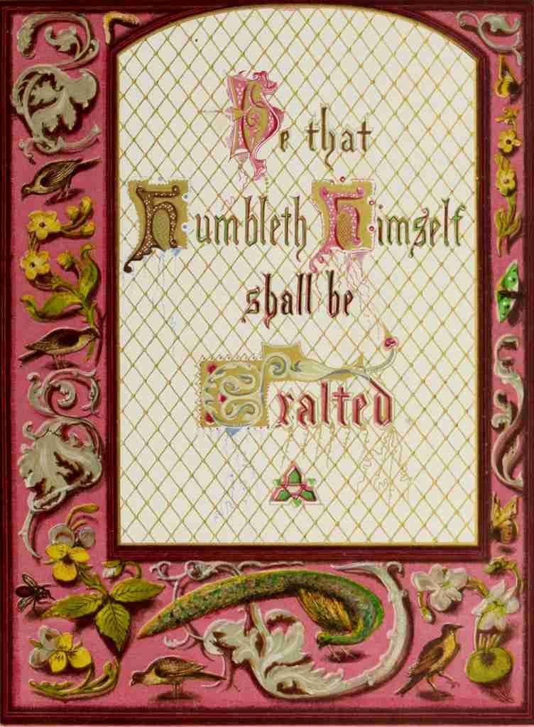 Twelve Parables of our Lord 1870 He that humbleth himself A4 Photo Print