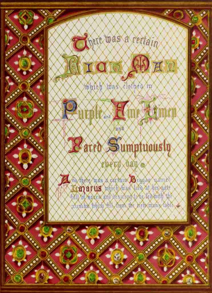 Twelve Parables of our Lord 1870 There was a certain rich man A4 Photo Print