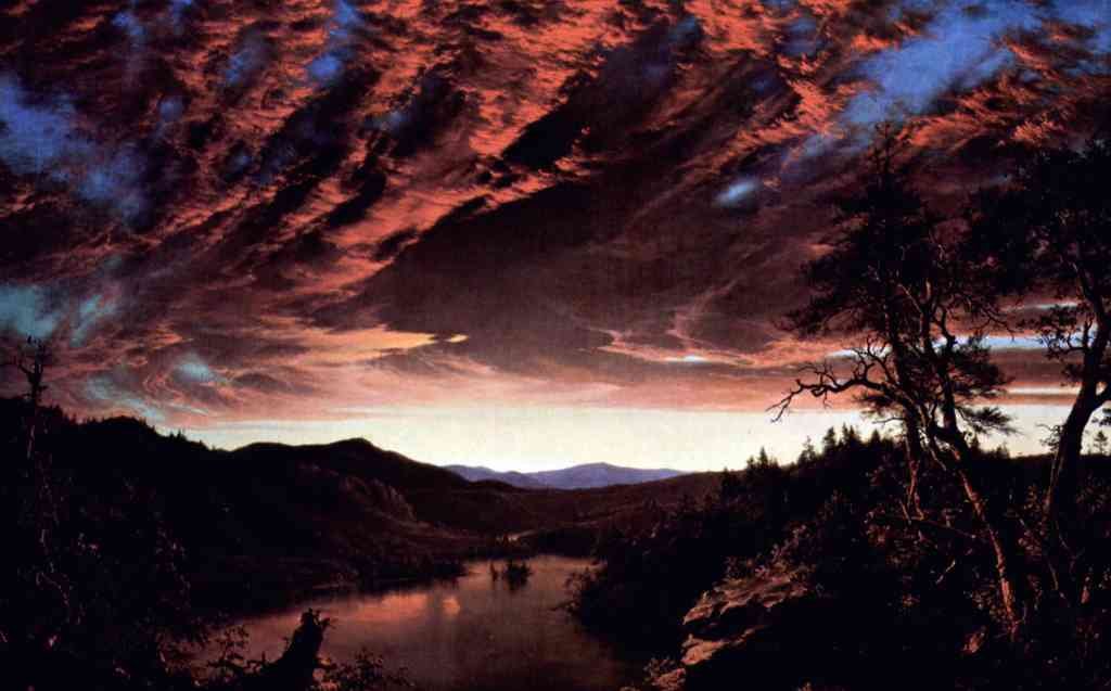 Twilight In The Wilderness Frederick Edwin Church A4 Photo Print