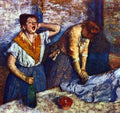 Two Cleaning Women Degas A4 Photo Print
