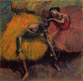 Two Dancers In Yellow And Pink Circa 1900 Museu Nacional De Bellas Artes Argentina A4 Photo Print