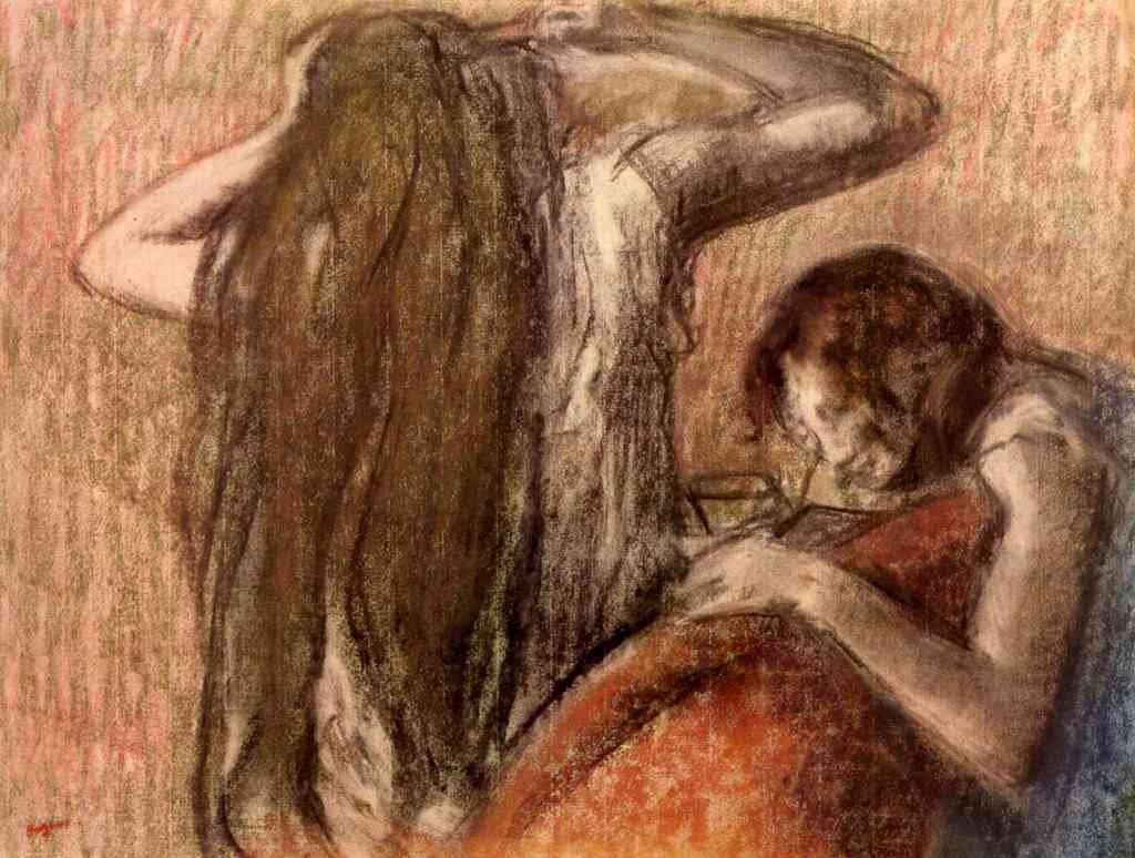 Two Girls Degas A4 Photo Print