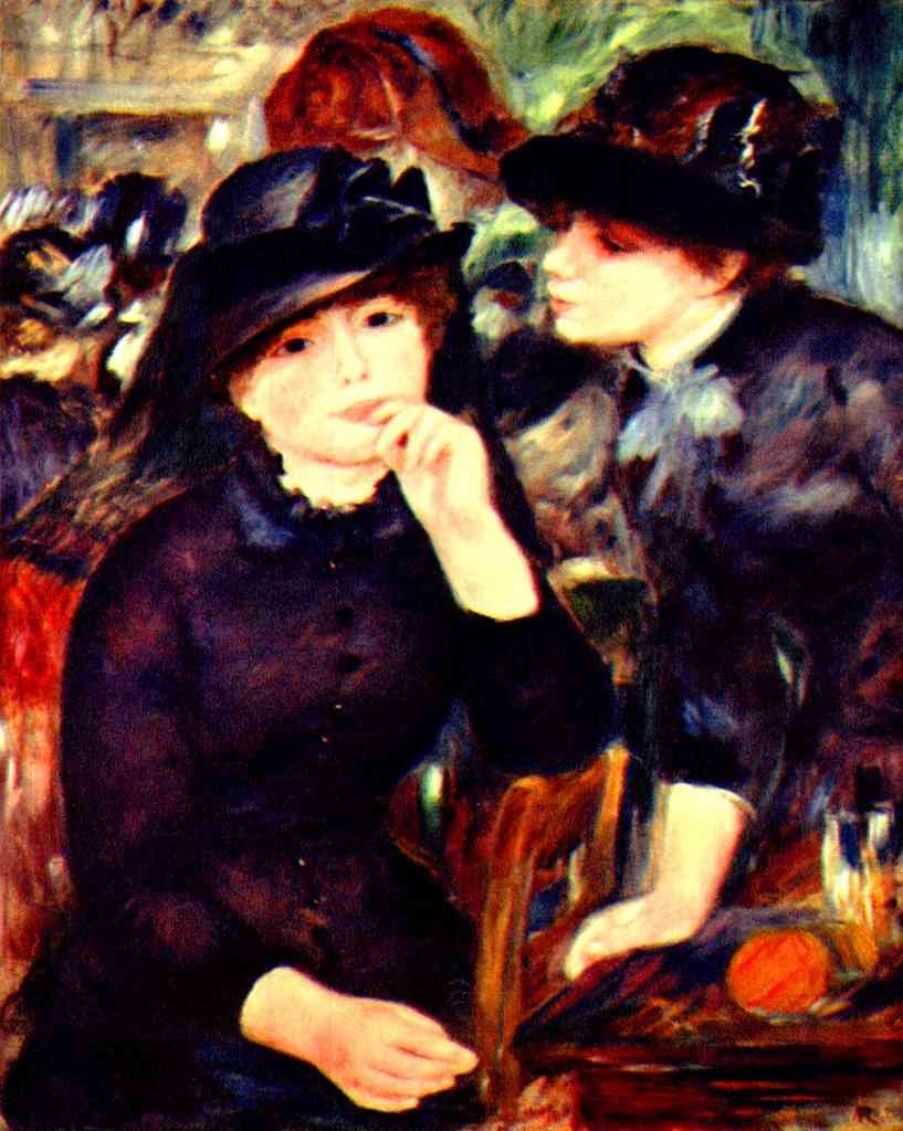 Two Girls In Black A4 Photo Print