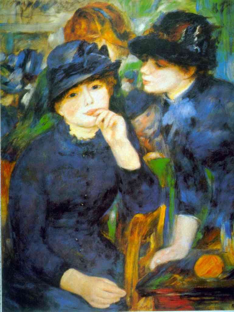 Two Girls Renoir Impressionism A4 Photo Print