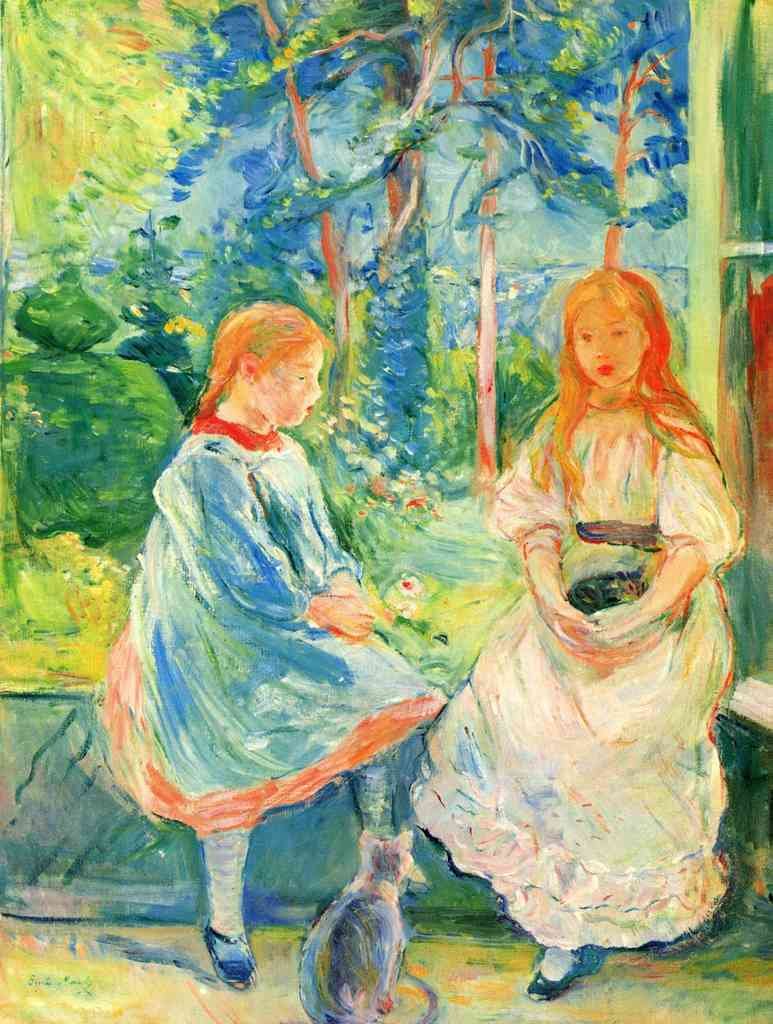 Two Girls The Window Morisot A4 Photo Print