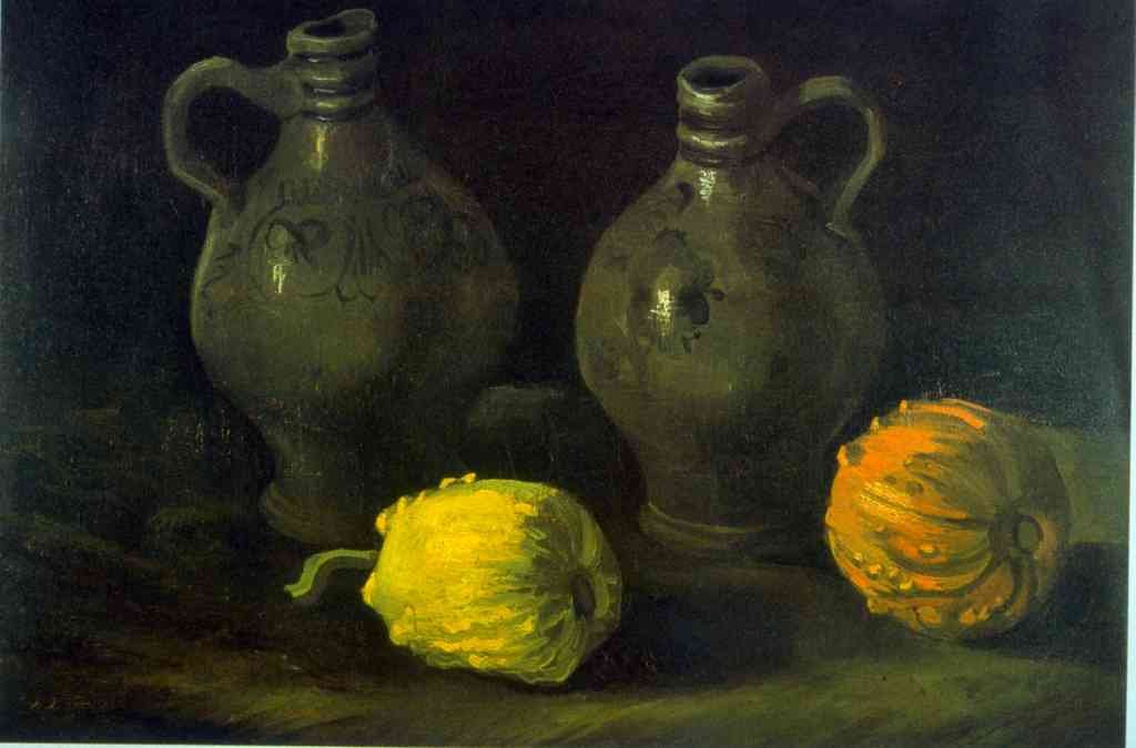 Two Jars Van Gogh A4 Photo Print