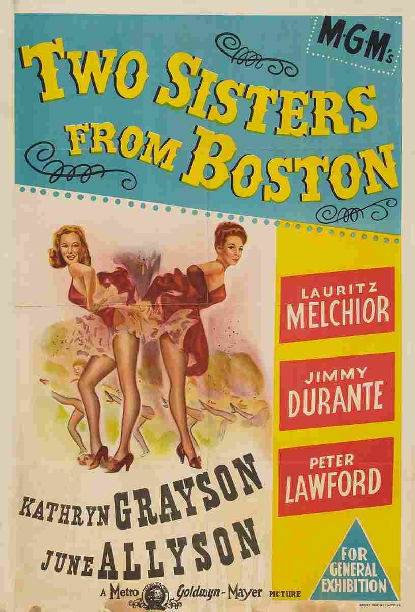  Two Sisters From Boston 01 film star poster A4 Photo Print
