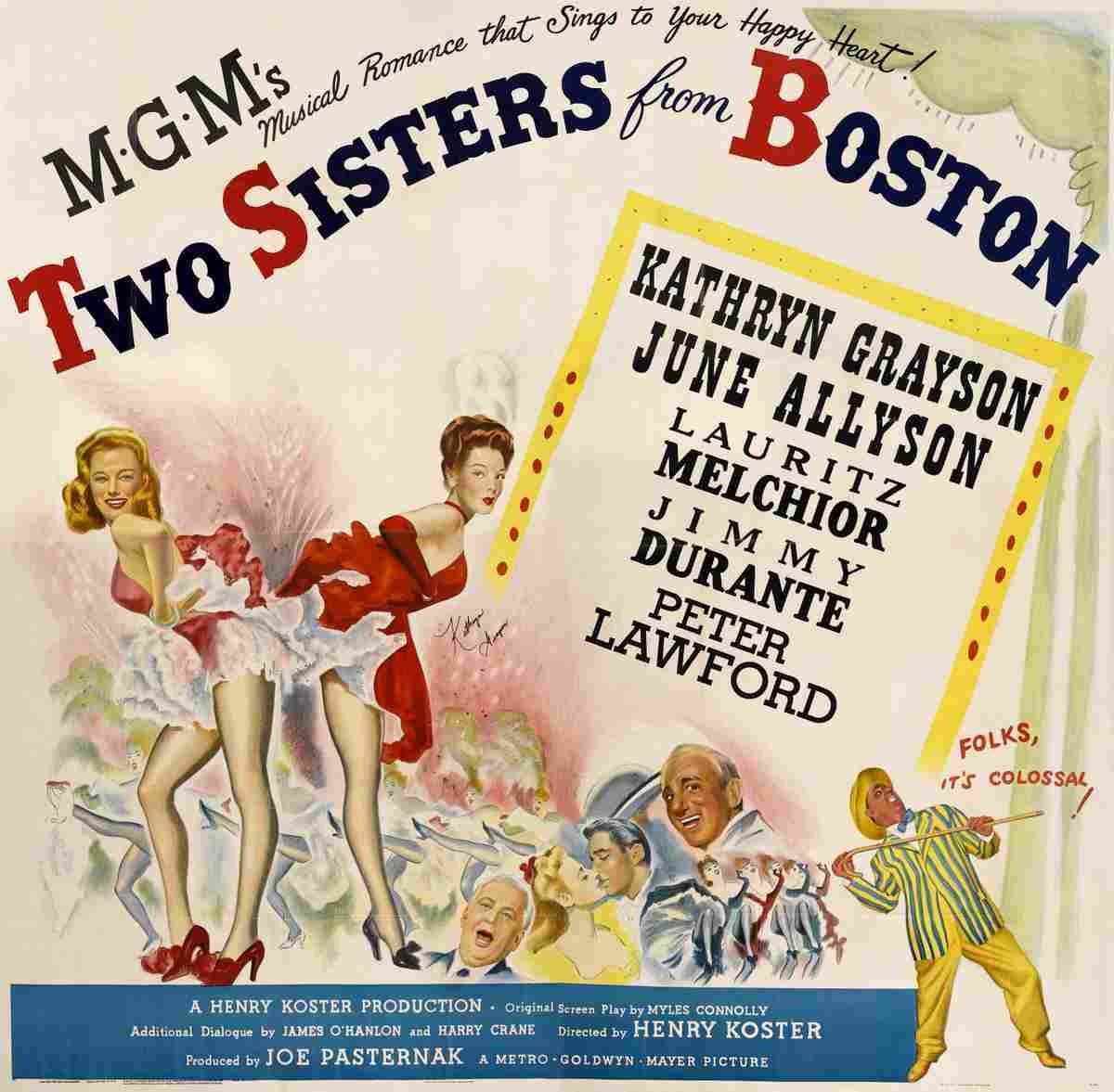  Two Sisters From Boston 02 film star poster A4 Photo Print