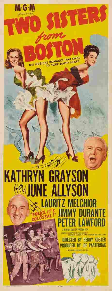  Two Sisters From Boston 03 film star poster A4 Photo Print