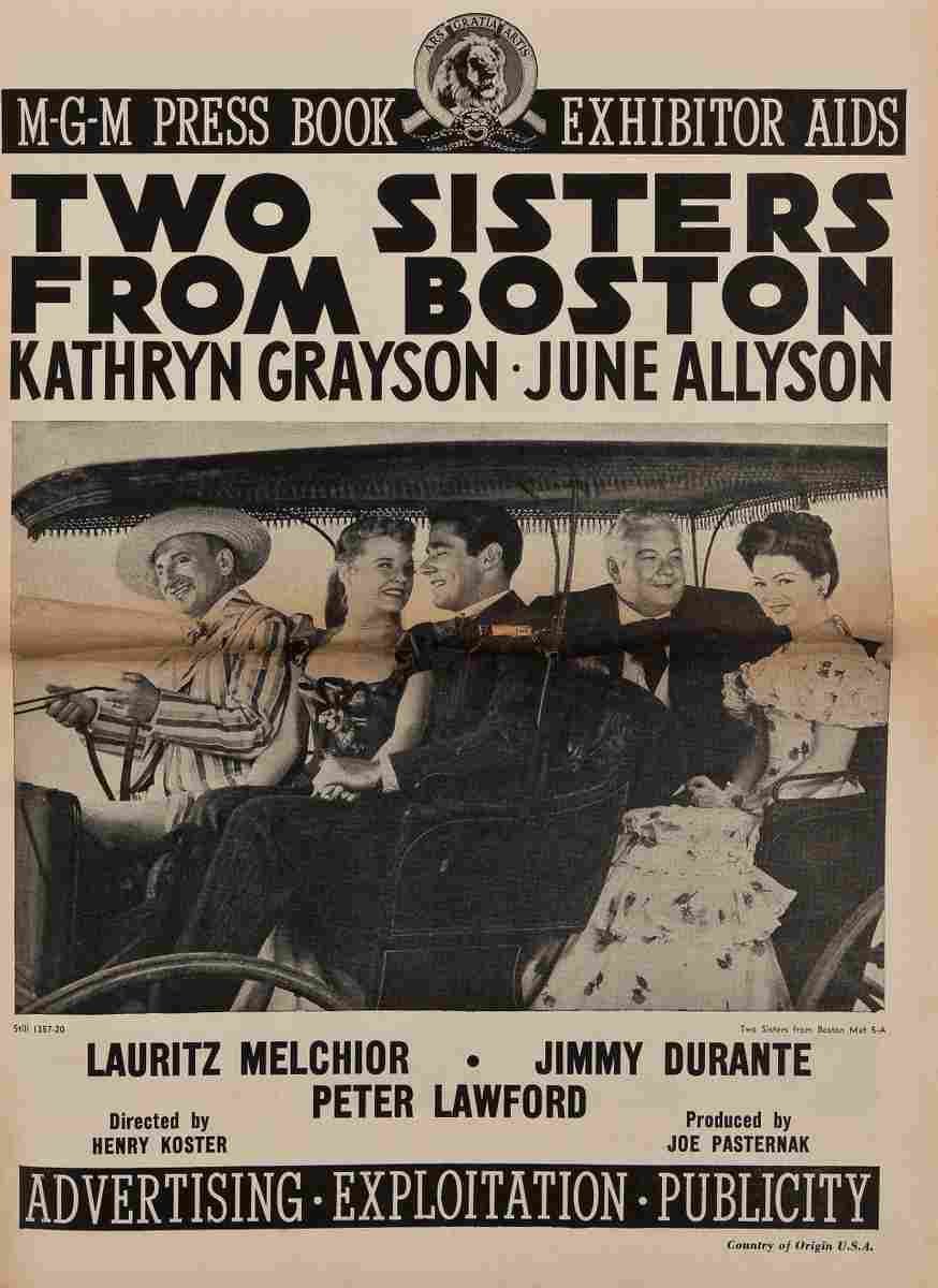  Two Sisters From Boston 04 film star poster A4 Photo Print