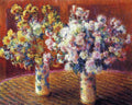 Two Vases With Chrysanthemums Monet A4 Photo Print