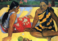 Two Women From Tahiti Gauguin A4 Photo Print