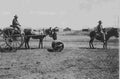 Two common methods of hauling water in Old Mexico and southw Military A4 Photo Print